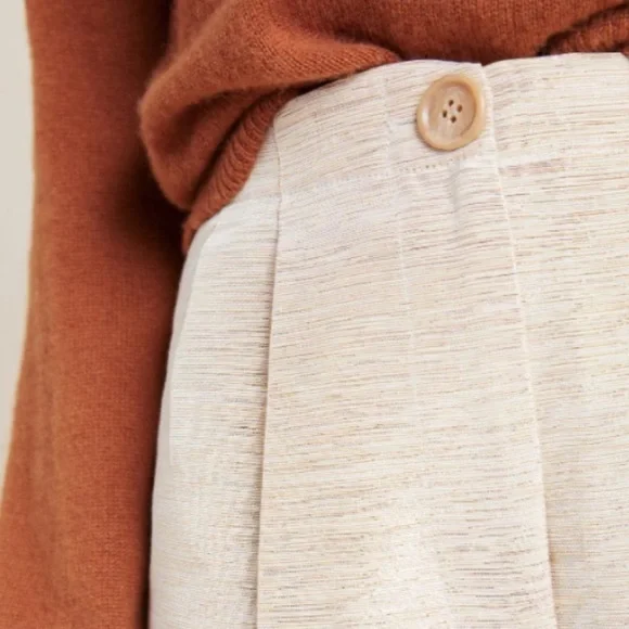 Anthropologie Shimmer Trouser Pants - Picture 3 of 10